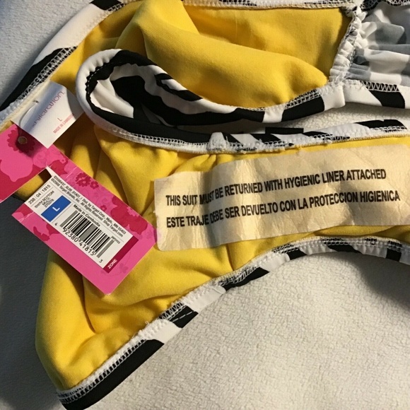 🦋Xhilaration Zebra Bikini Bottom Large NWT! - Picture 6 of 6